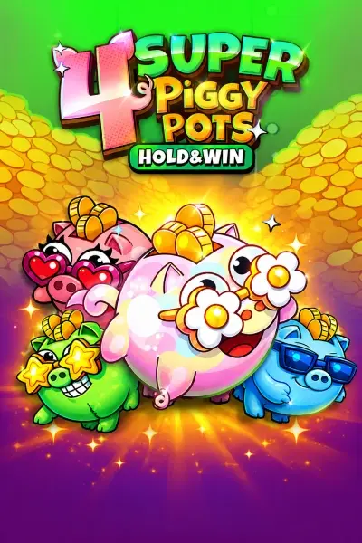 4 Super Piggypots: Hold&Win